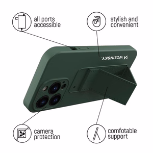Wozinsky Kickstand Case силиконовый чехол с подставкой для Samsung Galaxy A22 5G, красный