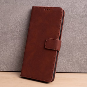 Išmanusis Velvet dėklas telefonui Xiaomi Redmi 9C rudas