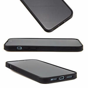 Medinis ir dervos dėklas telefonui iPhone 15 Plus Bewood Unique Turquoise - turkio ir juodas