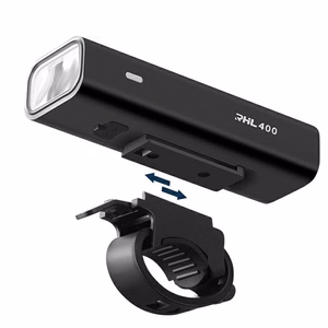 Rockbros RHL400 Front Bike Light 400lm USB-C - Black