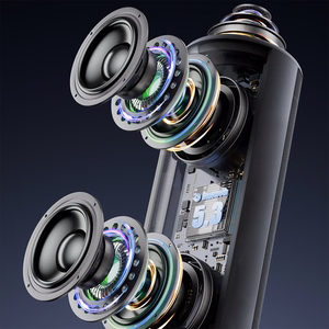 Dudao Y21Pro Belaidis Garsiakalbis with RGB Backlight Bluetooth 5.3 - juodas