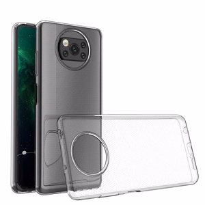 Чехол для Xiaomi Poco X3 / X3 PRO, задняя накладка Ultra Slim 0,5 мм, прозрачная