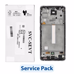 ServicePack LCD ekranas SAMSUNG A52S 5G A528B GH82-26861D Balta