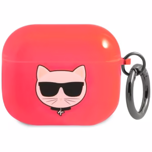 Karl Lagerfeld Choupette Case for AirPods 3 - Pink