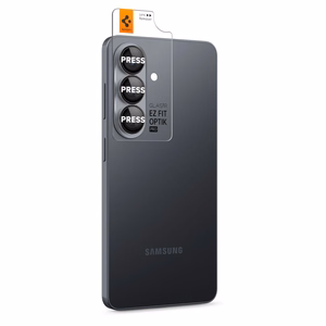 Spigen Glas.Tr Ez Fit Optik Pro HD Kameros apsauga 2-pack skirtas Samsung Galaxy S26 - juodas
