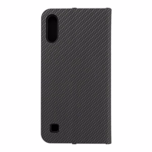 Чехол-книжка для Samsung A10 Luna Book Carbon чёрный