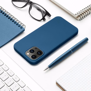 Mėlynas silikoninis dėklas, skirtas „Motorola Edge 70 Pro 5G“