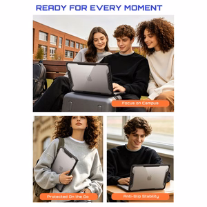 Чехол Supcase Unicorn Beetle Pro для MacBook Neo 13" 2026, прозрачный чёрный
