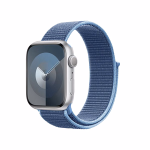 Crong Nylon Sport dirželis, skirtas Apple Watch 38 / 40 / 41 mm ir 42 mm (Series 10 / 11), vandenyno mėlynos spalvos