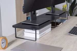 Gembird MS-TABLE2-01 monitoriaus laikiklis arba stovas Stalas Juoda
