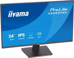 iiyama ProLite X2493HSU-B1 – kompiuterio monitorius, 23,8 col., Full HD 1920×1080, juodas