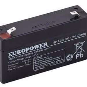 АККУМУЛЯТОР 6V 4.5AH VRLA/EP4.5-6 EUROPOWER EMU