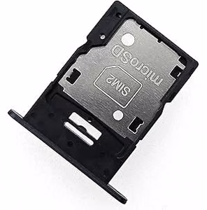 SIM card holder Samsung A156 A15 5G Brave Black original (service pack)