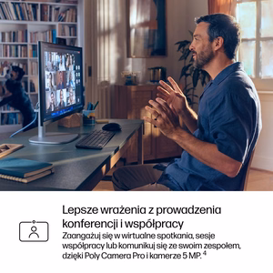 HP Elite Studio 8 AiO G1i Ultra 7 265 23.8"FHD 250nits IPS LBL AG 16GB DDR5 5600 SSD1TB Intel Graphics Cam5MP W11Pro 3Y OnSite