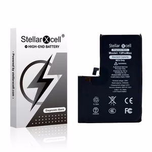 Аккумулятор StellarXcell Diagnostic для Apple iPhone 13 Pro Max, 4352 мА·ч (стандартная ёмкость + высококачественная копия BMS)