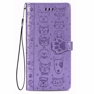 Dėklas Cat-Dog Samsung A356 A35 5G violetinis