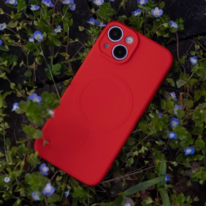 Simple Color Mag case for Samsung Galaxy A36 5G red