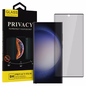 Tempered Glass Privacy for Samsung Galaxy S23 Ultra Black