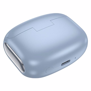 Wireless earphones Hoco with touch screen TWS ANC ENC EQ21 blue