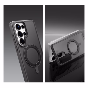 Rock Rotating Stand Soft Touch Series магнитный для Samsung Galaxy S26 Ultra чёрный