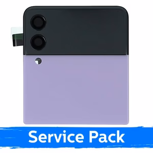 LCD ekranas Samsung F711 Z Flip3 (IŠORINIS) su rėmeliu / Lavender / (Service Pack)