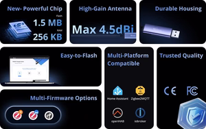 Bramka ZigBee SONOFF Dongle Plus MG24 (Home Assistant, openHAB, Zigbee2MQTT)