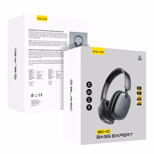 Blavec Полноразмерные Bluetooth Наушники BO-10 Bass Expert ANC (BO10-B) чёрные