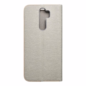 Флип-чехол для Xiaomi Redmi NOTE 8 PRO Luna Book Gold серебряный