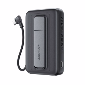 External battery Power Bank Acefast M24-10000 22.5W Magnetic Wireless 10000mAh black