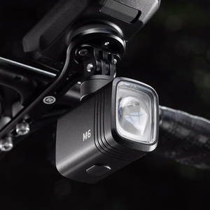 Rockbros M6 1000 lm front rechargeable bike light 2800 mAh - black
