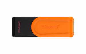 Kingston pendrive 256GB Portable USB 3.2 Gen 1 DataTraveler Exodia S (Black/Orange)