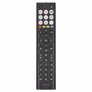 SAVIO RC-32 Universalus/pakaitinis nuotolinio valdymo pultas HISENSE televizoriui – SMART TV