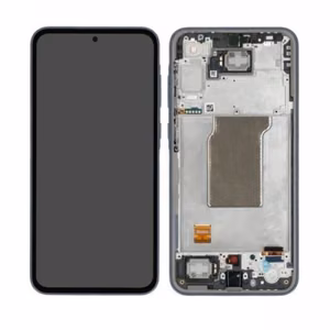 LCD ekranas skirtas Samsung A356 A35 5G su rėmu / tamsiai mėlynas / HQ