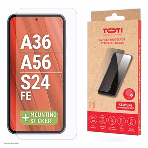 Grūdintas stiklas 2D ekrano apsauga, skirta Samsung Galaxy A37/A57/A36/A56/S24 FE/S25 FE/A27