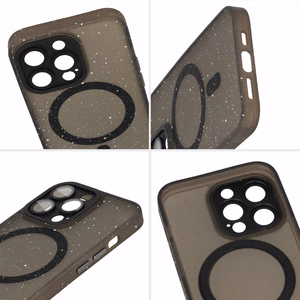 Tel Protect Magnetinis Splash Matinis dėklas telefonui iPhone 15 Pro juodas