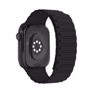 Mobilize Silicon Watch Band - Magnetic - for Apple 42/44/45/49mm - Black