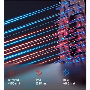 Beautifly LaserBoost Pro plaukų ir galvos odos priežiūros šukos, rožinio aukso spalvos