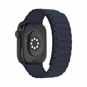 Mobilize Silicon Watch Band - Magnetic - for Apple 42/44/45/49mm - Blue