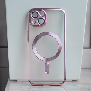 TFO Color Chrome Mag case for iPhone 17 Pro 6.3″ / iPhone 18 Pro 6.3″ – rose gold