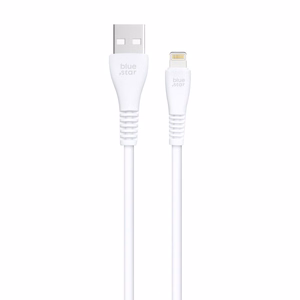 Cable USB A to Lightning Blue Star 2A 12W 1 m PJ-DG5-A white