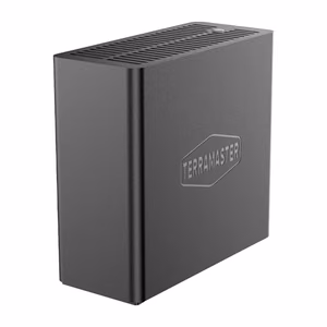 TERRAMASTER F4 SSD NAS failų serveris: Intel N95, 8 GB RAM, 4 lizdai