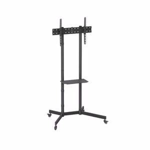 Sunne S1122 – mobile TV floor stand for 37–70-inch displays, maximum load 45 kg, black