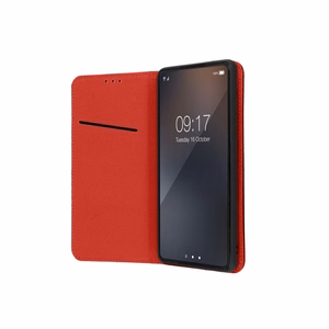 Чехол-книжка для Xiaomi Redmi Note 15 5G Smart Pro Book кожаный бордовый