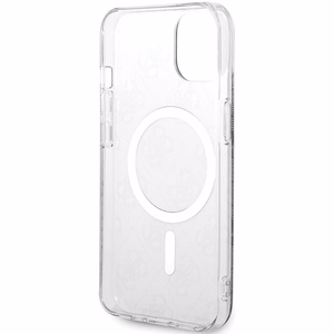 Guess 4G Magnetinis dėklas telefonui iPhone 15 Plus / 14 Plus - juoda