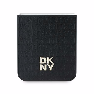 DKNY Repeat Pattern Stack Logo Чехол для Samsung Galaxy Z Flip6 - чёрный