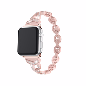 Laikrodžio apyrankės kilpa (f) Apple Watch 42/44/45 dizainas 3 - rožinė (f)