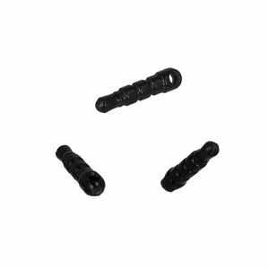 Силиконовая заглушка от пыли Jack 3,5mm чёрная — 10 шт.