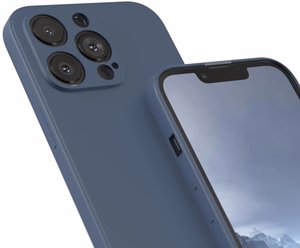 Чехол жидкий силикон 1,5мм Xiaomi Poco F7 Ultra тёмно-синий