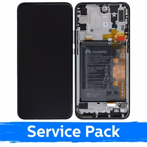 LCD Display Compatible With Huawei P Smart Z With Frame / Midnight Black / (Service Pack)