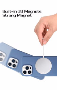 HDD Silicone MagSafe dėklas, skirtas Samsung S942 S26, tamsiai mėlynas